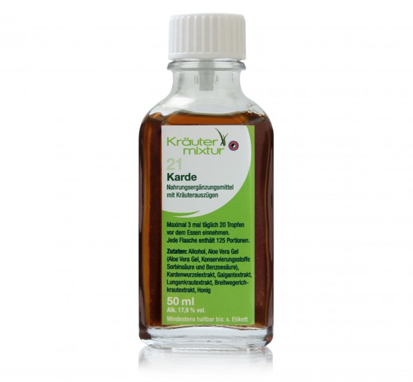 Kräutermixtur 21 Karde 50 ml